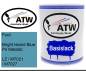 Preview: Ford, Bright Island Blue Pri Metallic, LZ / M7021 / M7027: 1L Lackdose, von ATW Autoteile West.